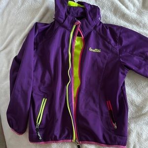 Kids fleece water proof jacket